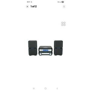 NAXA Electronics NAXA NS-438 Digital CD Micro System with AM/FM Stereo Radio